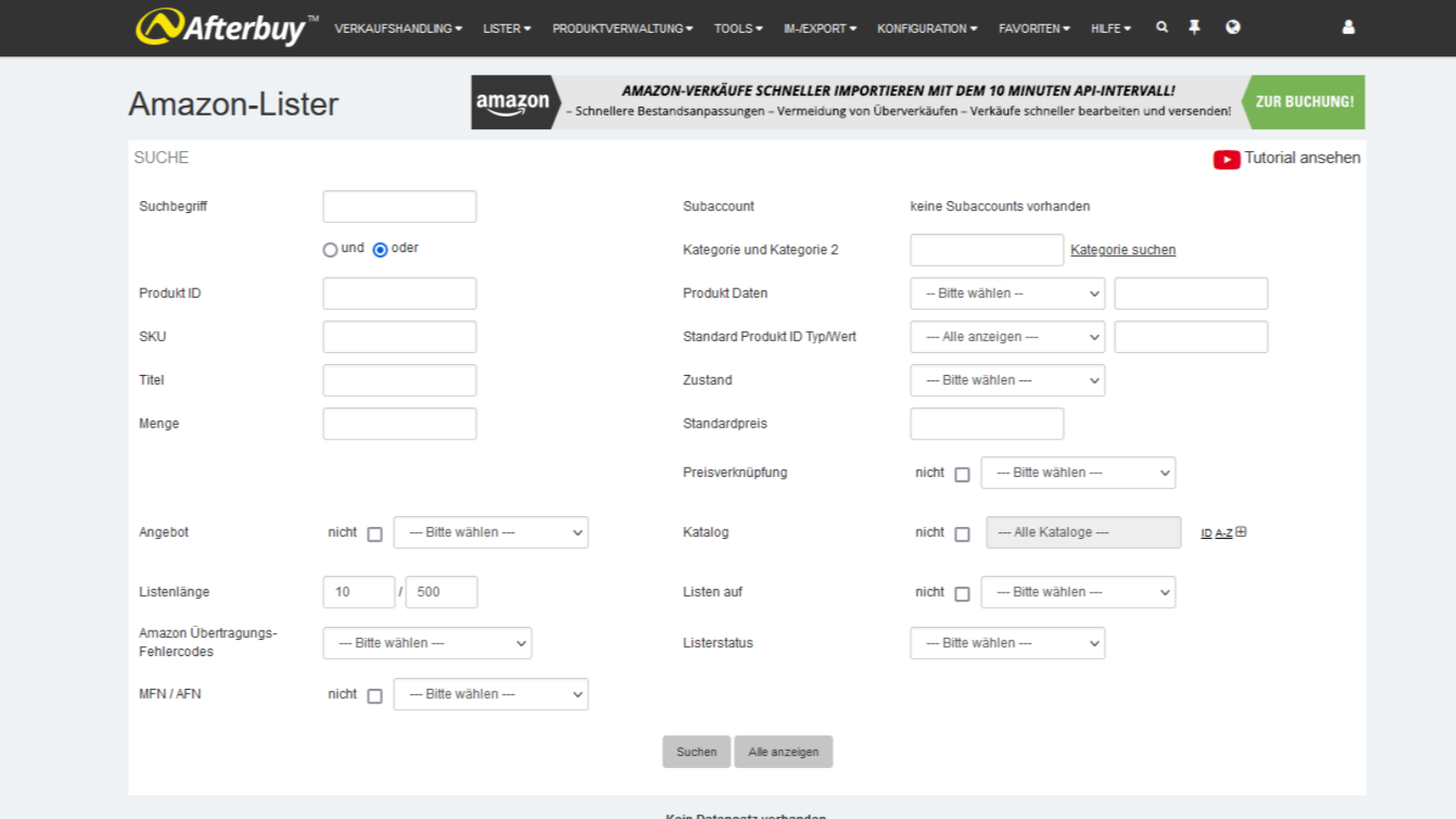 Amazon Lister - einfach auf Amazon verkaufen