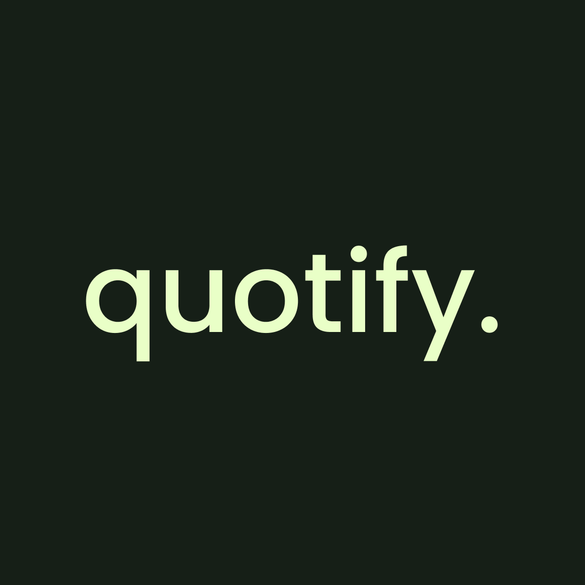 Quotify: Request a Quote